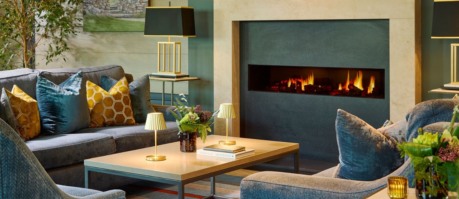 Lobby Fireplace